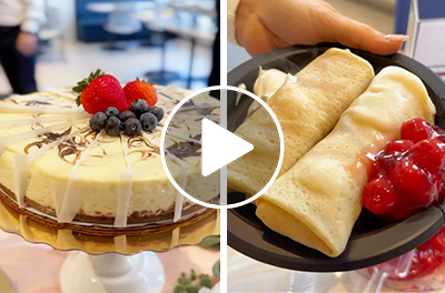 As our favorite dairy holiday approaches, our team at OU HQ enjoyed delicious OU kosher certified Frankel’s blintzes and Crème de Luxur Cheesecake.