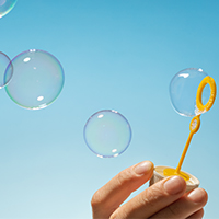 Blowing Bubbles on Shabbos