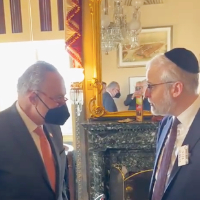 Watch: Rabbi Moshe Hauer Expresses Thanks to Sen. Schumer