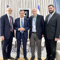 OU Delegation Meets With President Herzog