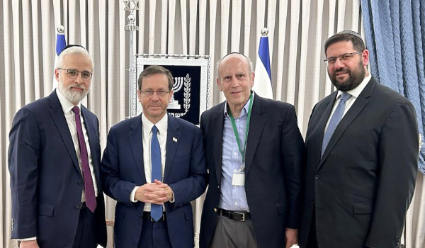 President of the State of Israel Meets With OU Delegation