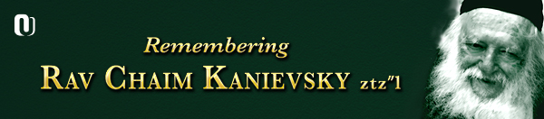 Remembering Rav Chaim Kanievsky ztzl