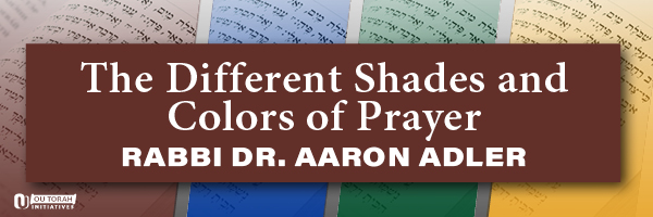 The Different Shades and Colors of Prayer 