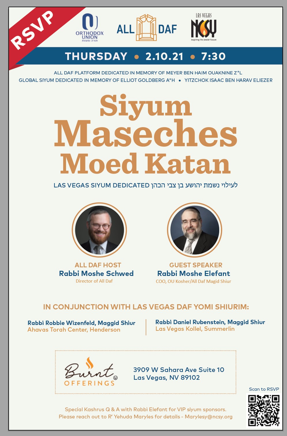 Siyum Maseches Moed Katan 