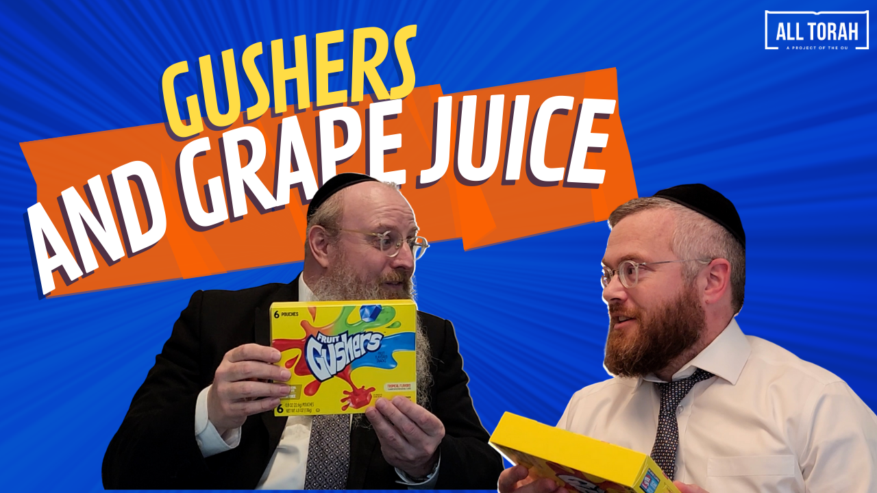 New! All Kosher Moment: Gushers And Grape Juice 