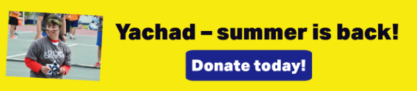 Yachad Summer is Back - Donate Today!