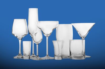 Can drinking glasses be used for both dairy and meat?