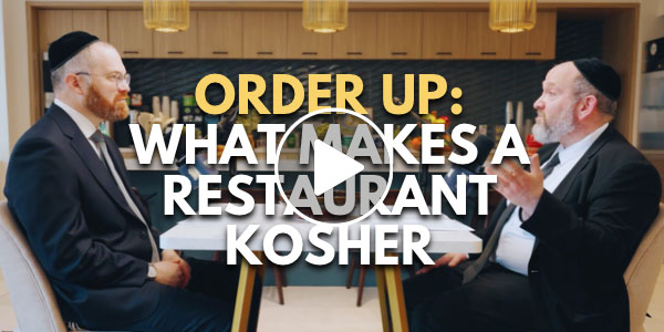 Order Up: What Makes a Restaurant Kosher
