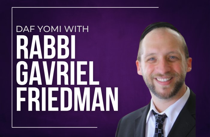 New To All Daf: Rabbi Gavriel (Rav Gav) Friedman On The Daf