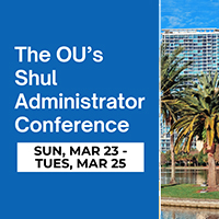 Annual Shul Administrator Conference