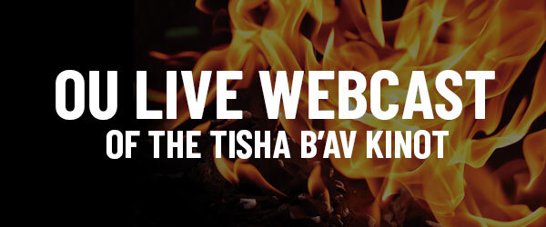 Join the OU and Torah Initiatives for Tisha b'Av Kinot